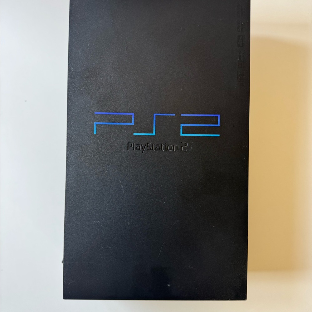 Sony PS2 Console - Black with Blue Logo